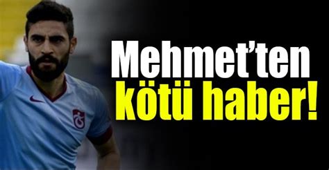 T­r­a­b­z­o­n­s­p­o­r­­a­ ­M­e­h­m­e­t­ ­E­k­i­c­i­­d­e­n­ ­k­ö­t­ü­ ­h­a­b­e­r­